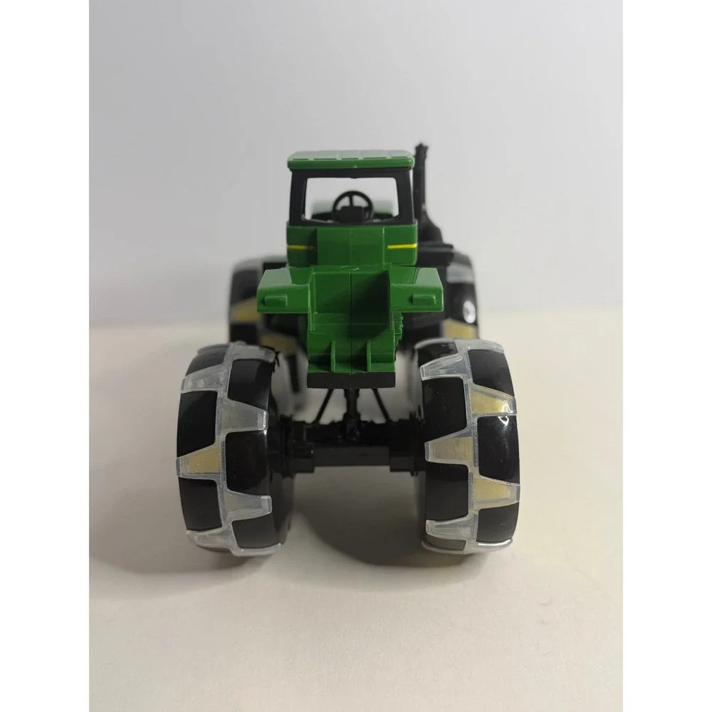 John Deere Monster Treads Lightning Wheels Tractor Toy Green Light Up Wheels